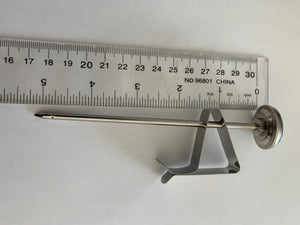 Stainless Steel Thermometer 1" dial