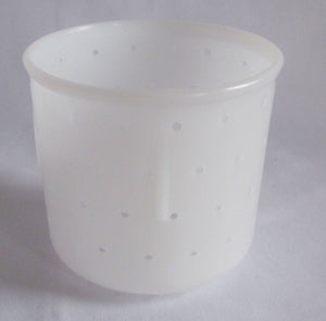 W36:PF3346 St-Marcellin Soft Cheese Mould - rounded bottom